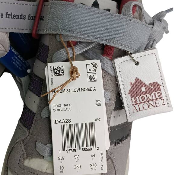 Adidas Forum 84 Low Home Alone 2 Men's Size 10 - Picture 9 of 10